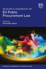 Research Handbook on EU Public Procurement Law