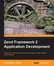 Zend Framework 2 Web Application Development