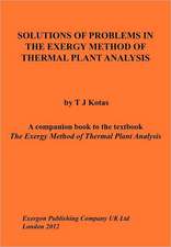 Solutions of Problems in the Exergy Method of Thermal Plant Analysis