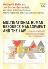 Multinational Human Resource Management and the – Common Workplace Problems in Different Legal Environments