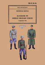 Handbook on German Military Forces 1943