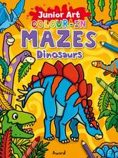 Colour-In Mazes Dinosaurs