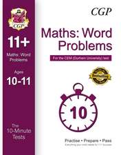 10-Minute Tests for 11+ Maths: Word Problems (Ages 10-11) - CEM Test