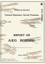 Report on A.E.G. Bomber, March 1918reports on German Aircraft 3