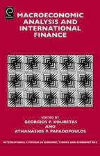 Macroeconomic Analysis and International Finance