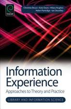 Information Experience – Approaches to Theory and Practice