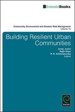 Building Resilient Urban Communities