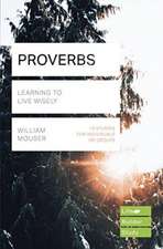 Proverbs (Lifebuilder Study Guides) – Learning to Live Wisely