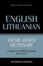 Theme-Based Dictionary British English-Lithuanian - 5000 Words: Geospatial Analysis with Python