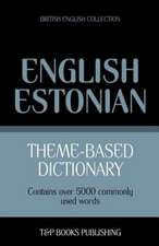 Theme-Based Dictionary British English-Estonian - 5000 Words: Geospatial Analysis with Python