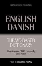 Theme-Based Dictionary British English-Danish - 3000 Words: Geospatial Analysis with Python