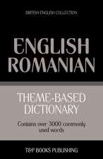 Theme-Based Dictionary British English-Romanian - 3000 Words: Geospatial Analysis with Python