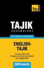 Tajik Vocabulary for English Speakers - 3000 Words: Geospatial Analysis with Python