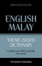 Theme-Based Dictionary British English-Malay - 5000 Words: Geospatial Analysis with Python