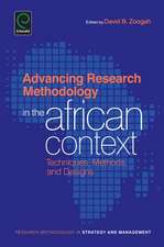 Advancing Research Methodology in the African Co – Techniques, Methods, and Designs