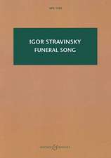 Funeral Song, Op. 5: Hawkes Pocket Score 1592