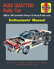 Audi Quattro Rally Car Manual – 1980 to 1987 (includes Group 4 & Group B rally cars)