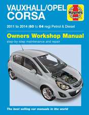 Vauxhall/Opel Corsa petrol & diesel (11–14) 60 to 64 Haynes Repair Manual