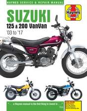 Suzuki RV125/200 VanVan (03 – 17) Haynes Repair Manual