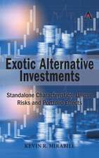 EXOTIC ALTERNATIVE INVESTMENTS