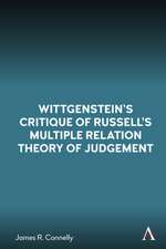 Wittgenstein's Critique of Russell's Multiple Relation Theory of Judgement