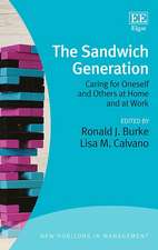 The Sandwich Generation – Caring for Oneself and Others at Home and at Work