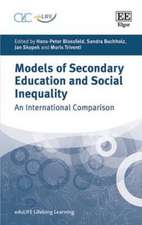 Models of Secondary Education and Social Inequal – An International Comparison