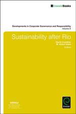 Sustainability after Rio