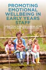 Promoting Emotional Wellbeing in Early Years Staff