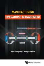 MANUFACTURING OPERATIONS MANAGEMENT