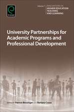 University Partnerships for Academic Programs and Professional Development