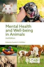 Mental Health and Well–being in Animals