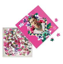 Adult Jigsaw Puzzle Frida Kahlo Pink: 1000-Piece Jigsaw Puzzles