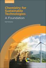 Chemistry for Sustainable Technologies