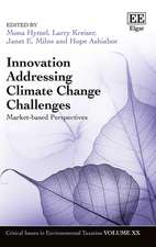 Innovation Addressing Climate Change Challenges – Market–Based Perspectives