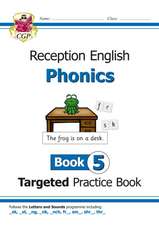 Reception English Phonics Targeted Practice Book - Book 5