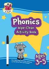 Phonics Wipe-Clean Activity Book for Ages 3-5 (with pen)