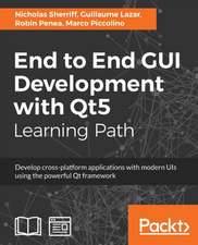 End to End GUI development with Qt5