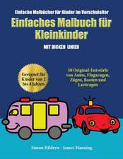 Einfache Malbücher für Kinder im Vorschulalter