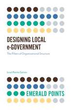 Designing Local e–Government – The Pillars of Organizational Structure