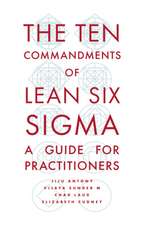 The Ten Commandments of Lean Six Sigma – A Guide for Practitioners