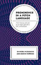 Mizuguchi, S: Prominence in a Pitch Language