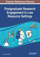 Postgraduate Research Engagement in Low Resource Settings