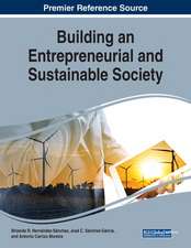 Building an Entrepreneurial and Sustainable Society