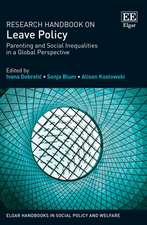 Research Handbook on Leave Policy – Parenting and Social Inequalities in a Global Perspective