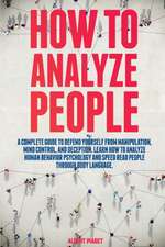 HOW TO ANALYZE PEOPLE