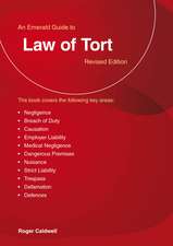 An Emerald Guide to The Law of Tort