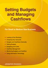 Setting Budgets And Managing Cashflows: For Small to Medium Business