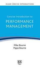 Concise Introduction to Performance Management