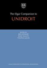 The Elgar Companion to UNIDROIT